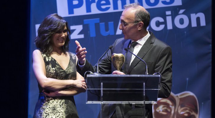 Elena S. Sánchez recogió el premio de 'Días de Cine' como presentadora del programa. (Foto: AISGE)