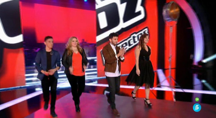 Los primeros cuatro semifinalistas son elegidos en el directo de 'La Voz'