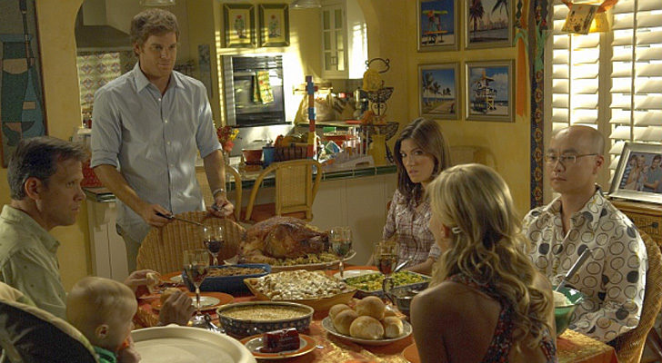 Dexter y su familia en Acción de Gracias