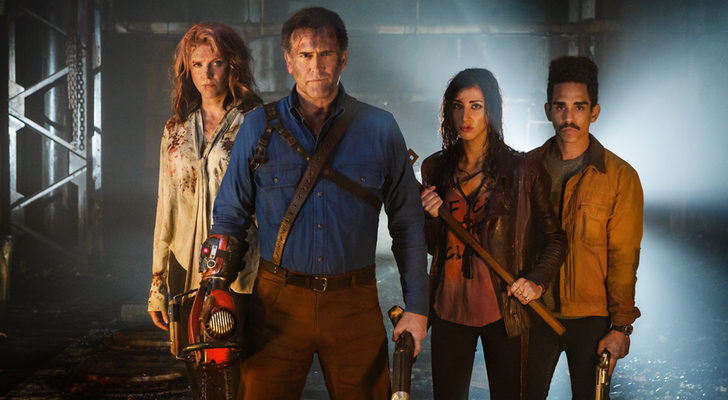 Los protagonistas de &#39;Ash vs. Evil Dead&#39; en la segunda temporada