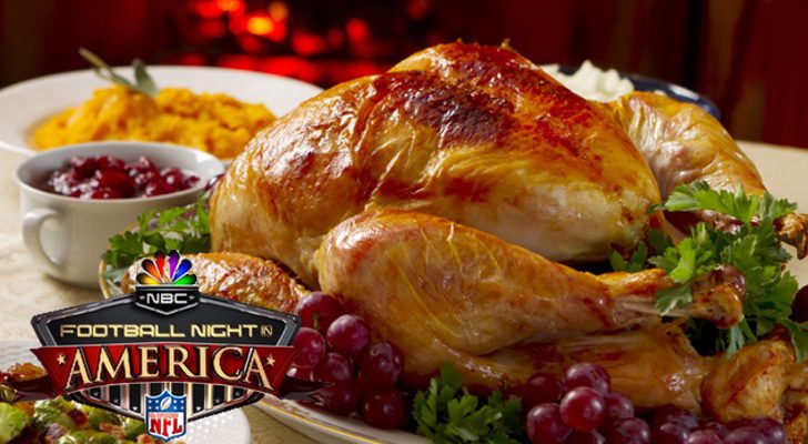 El fútbol americano de NBC es lo más visto en la noche de Acción de Gracias
