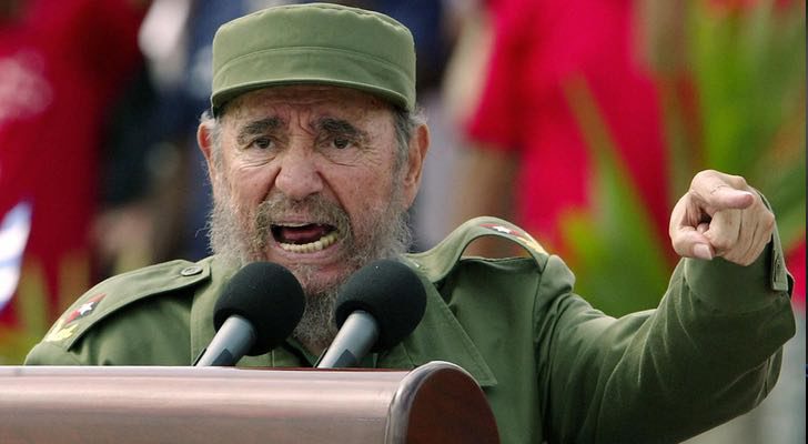 Fidel Castro antes de su retirada en 2006
