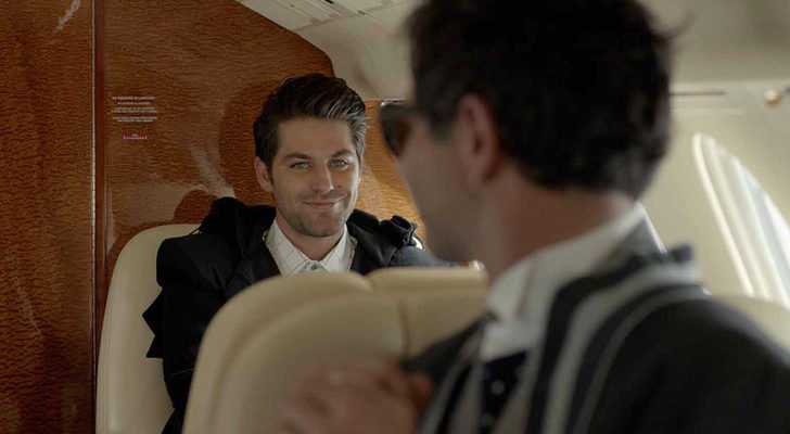 Renato López en un fotograma de su última película, "Machos"