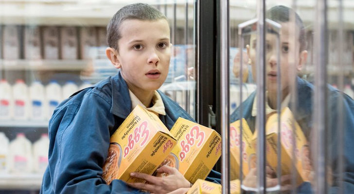 Eleven (Millie Bobby Brown) en 'Stranger Things'