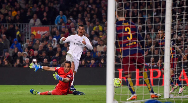 Instantánea del último "El Clásico" en el Camp Nou