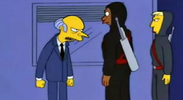 Durante una inspección laboral en 'Los Simpson', el señor Burns podría haber vaticinado la tragedia