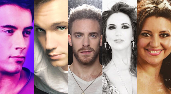 Ektor Pan, Gio, Íñigo Etayo, Rebeca Moss y Nieves Hidalgo, finalistas del Eurocasting