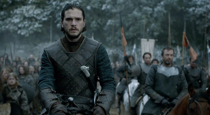 Jon Nieve en 'La batalla de los bastardos', de 'Game of Thrones'