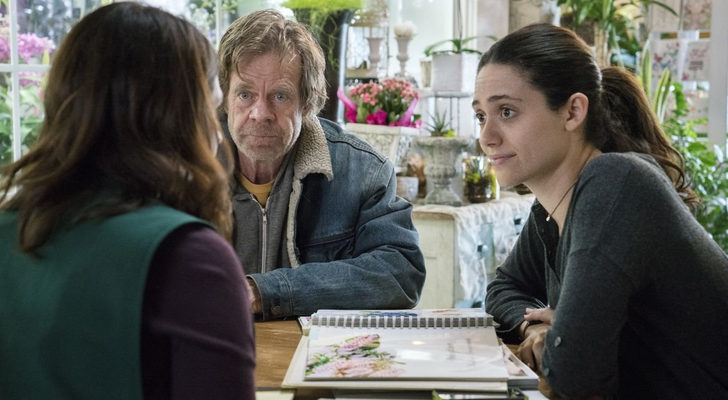 Emmy Rossum y William H. Macy, en 'Shameless'