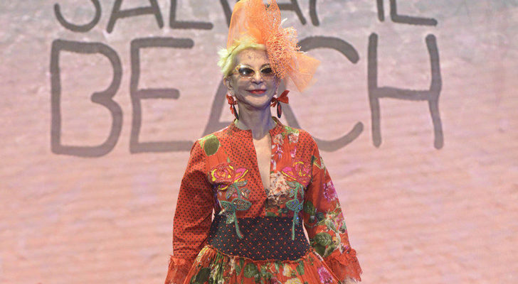 Karmele Marchante, sonriente en la última 'SLVM Fashion Week'