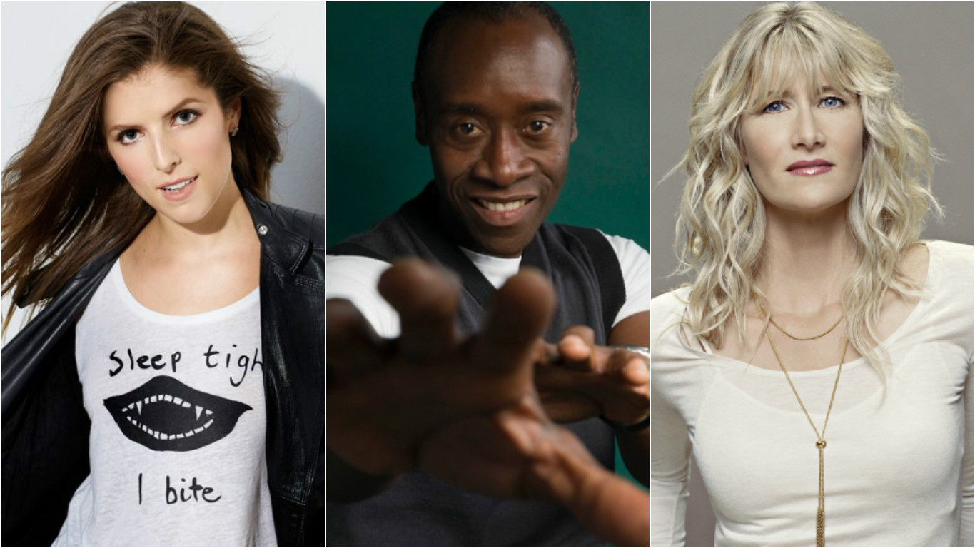 Anna Kendrick, Don Cheadle y Laura Dern anunciarán las nominaciones a los Globos de Oro 2017