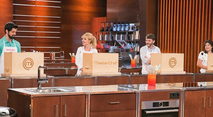 Los cuatro aspirantes en la final de &#39;MasterChef Celebrity&#39;