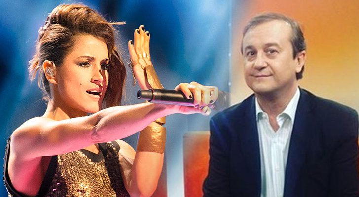 Federico Llano y Barei en Estocolmo en el Festival de Eurovisión de 2016