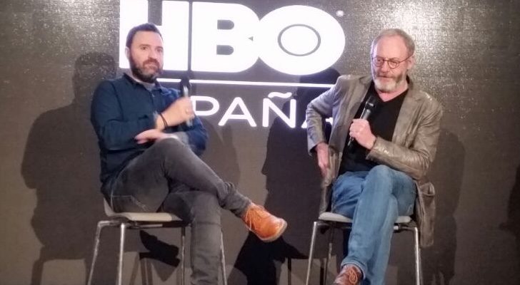 Liam Cunningham en la presentación de HBO en España