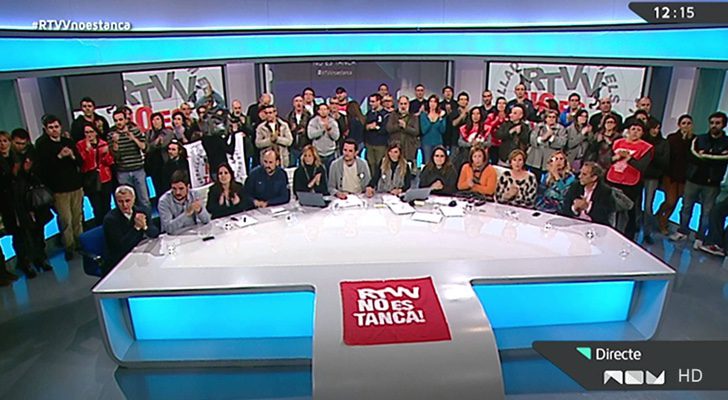 Últimos momentos de RTVV antes del apagón de 2013