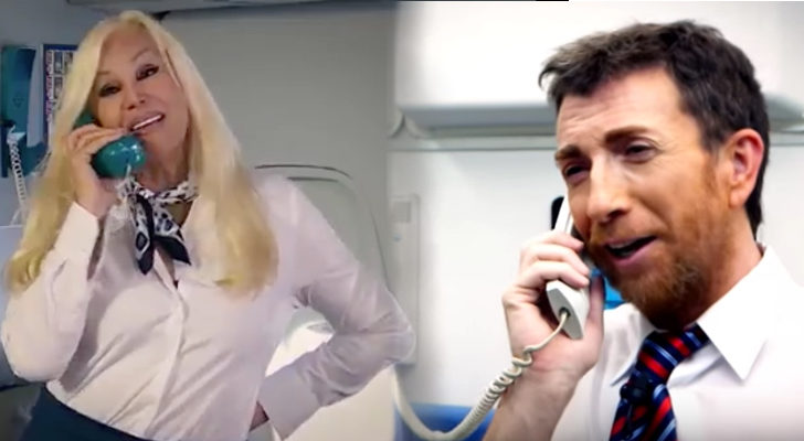 Los dos azafatos protagonistas de los videos de la polémica