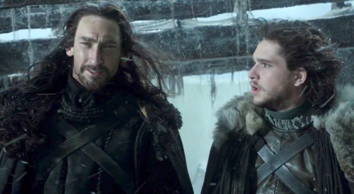 Benjen Stark junto a Jon Nieve en &#39;Juego de Tronos&#39;
