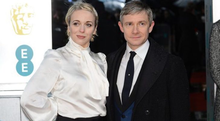 Amanda Abbington y Martin Freeman en una imagen de archivo