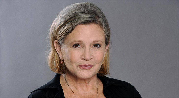 La actriz Carrie Fisher