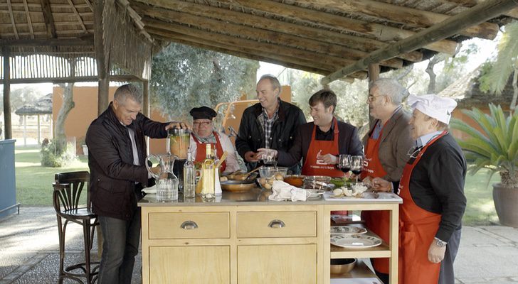 Bertín junto a sus invitados en el segundo especial navideño
