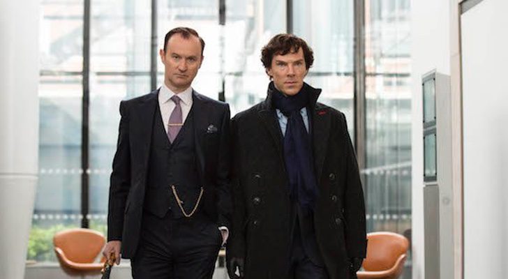 Mycroft y Sherlock Holmes en 'Sherlock'