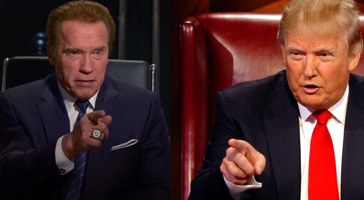 Arnold Schwarzengger y Donald Trump