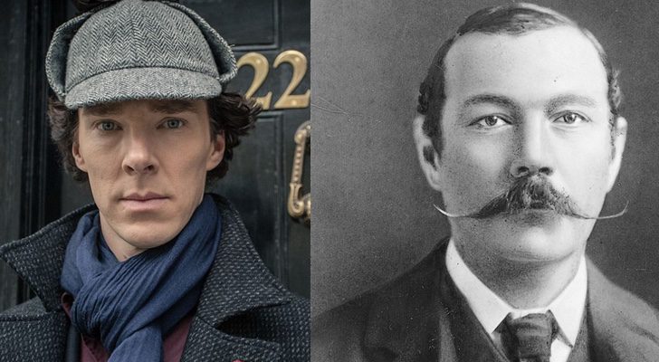 Benedict Cumberbatch y Arthur Conan Doyle