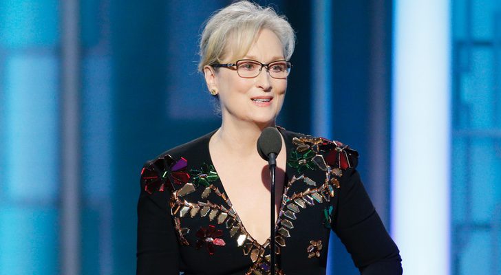 Meryl Streep en los Globos de Oro 2017