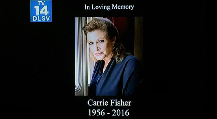 Imagen de la actriz que se mostró antes del capítulo de 'Padre de familia'