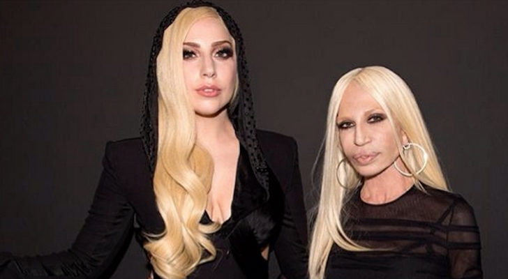 Lady Gaga y Donatella Versace