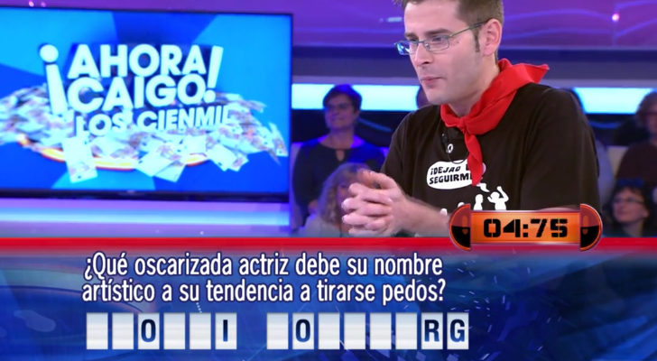Jesús Garrido y la pregunta que le costó los 100.000 euros en '¡Ahora caigo!'