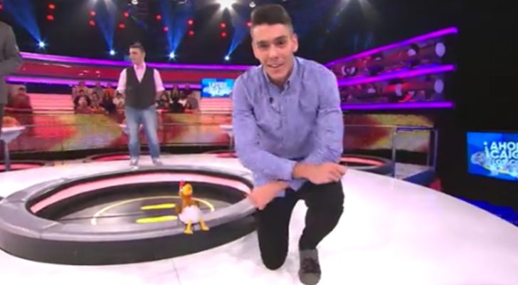 El concursante de &#39;¡Ahora caigo!&#39; que pidió matrimonio a su chica en directo
