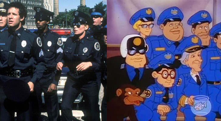 'Loca academia de policía' la película y 'Loca academia de policía' la serie animada