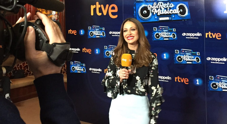 Eva González, en la presentación de 'El gran reto musical'