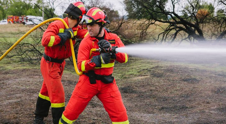 trabajo temporal david bustamante bombero