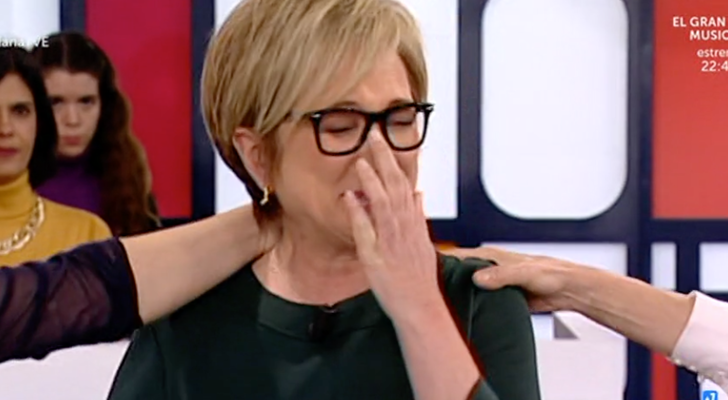 La presentadora de &#39;Amigas y conocidas&#39; se derrumba