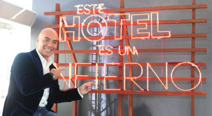 Kike Sarasola en la presentación de 'Este hotel es un infierno'