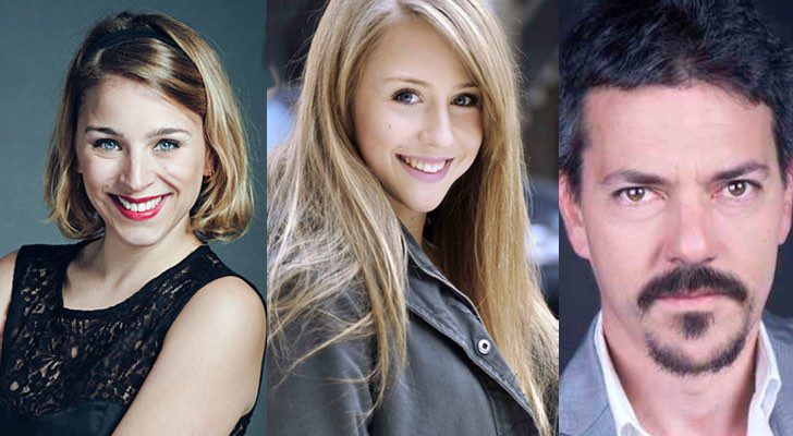 Nausica Bonnin, Denisse Peña y Miguel Hermoso