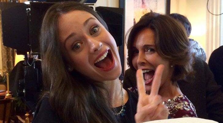 Elena Rivera en el rodaje de &#39;La Verdad&#39;