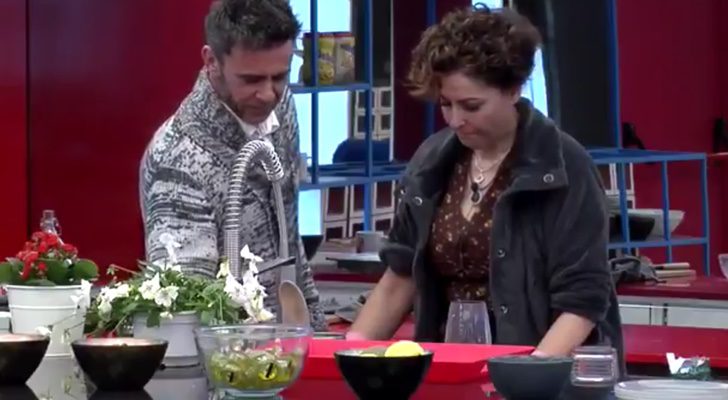 Alonso Caparrós e Irma Soriano en plena discusión en 'Gran Hermano VIP 5'