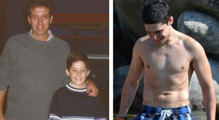 Cristian con Emilio Aragón en &#39;Javier ya no vive solo&#39; y en la actualidad