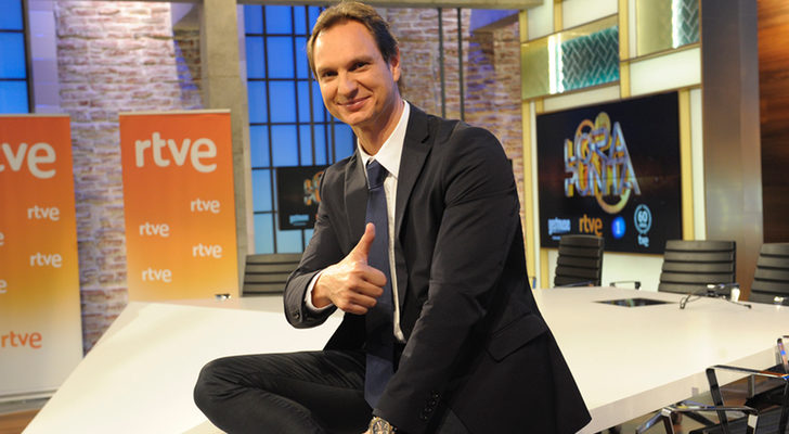 Javier Cárdenas, sonriente en la presentación de &#39;Hora Punta&#39;