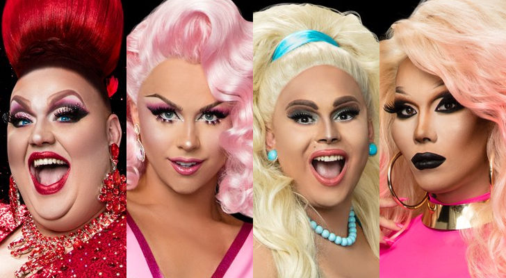 Eureka, Farrah Moan, Jaimes Mansfield y Kimora Black