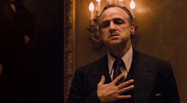 Marlon Brando en "El padrino"