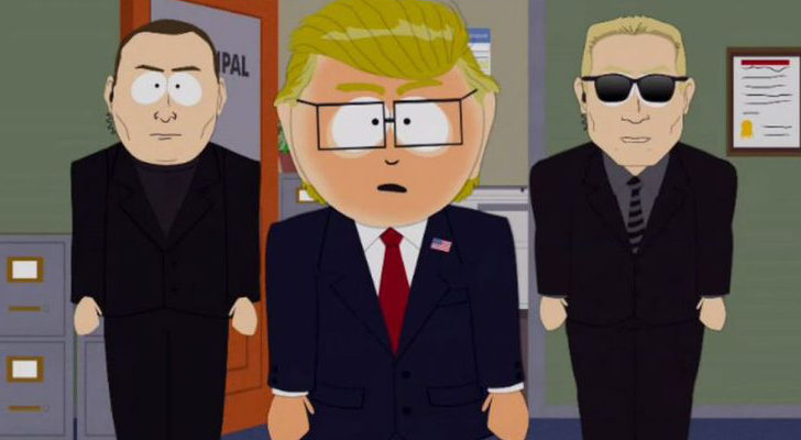 Mr. Garrison caracterizado como Donald Trump en un episodio de 'South Park'