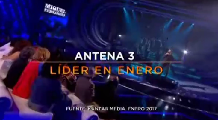 Antena 3 celebra el liderazgo de enero en su nueva promo