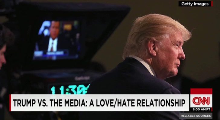 Trump ha mantenido siempre una relación amor-odio con los medios