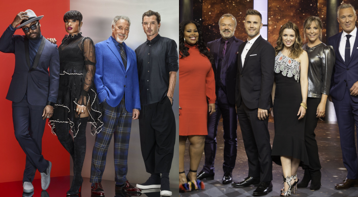 Los mentores de 'The Voice UK' y el equipo de 'Let it shine'