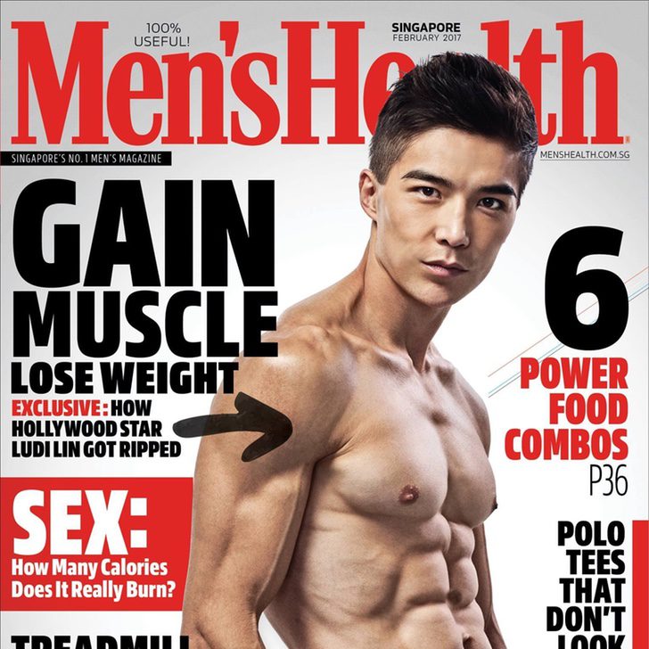 Ludi Lin, el Power Ranger Negro, posa así de sexy para Men&#39;s Health