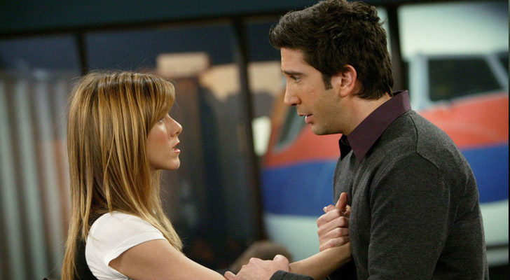 Ross y Rachel en 'Friends'